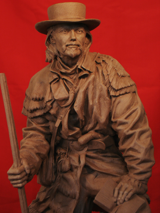 Jedediah Smith Clay Sculpture by #GregPolutanovich 